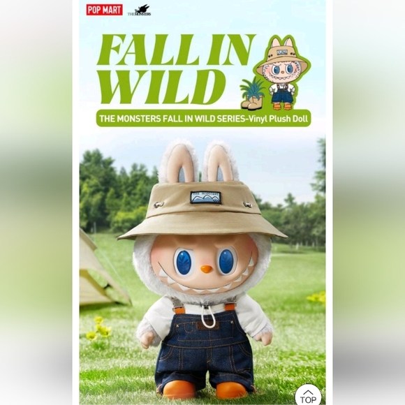 ❤️‍🔥THE MONSTERS FALL IN WILD SERIES - VINYL PLUSH LABUBU - Picture 8 of 15